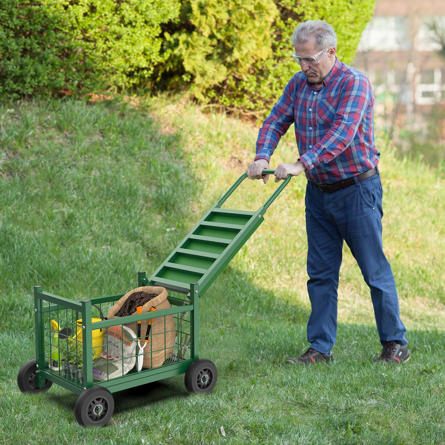 Rolling Garden Work Seat with Wheels